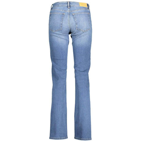 Gant Blue Cotton Women Jeans - Hilstor
