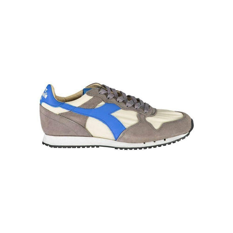 Diadora Gray Leather Women Sneaker - Hilstor