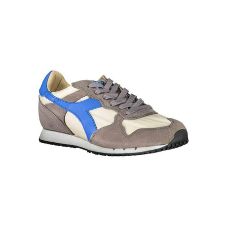 Diadora Gray Leather Women Sneaker - Hilstor