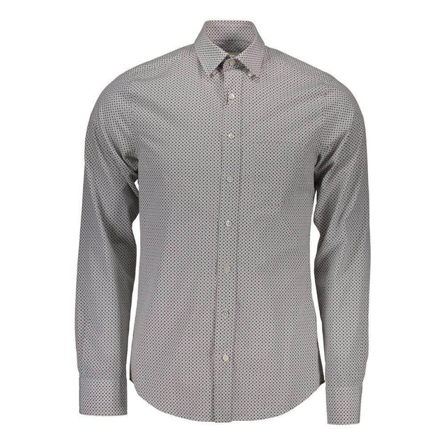 Gant White Cotton Men Shirt - Hilstor