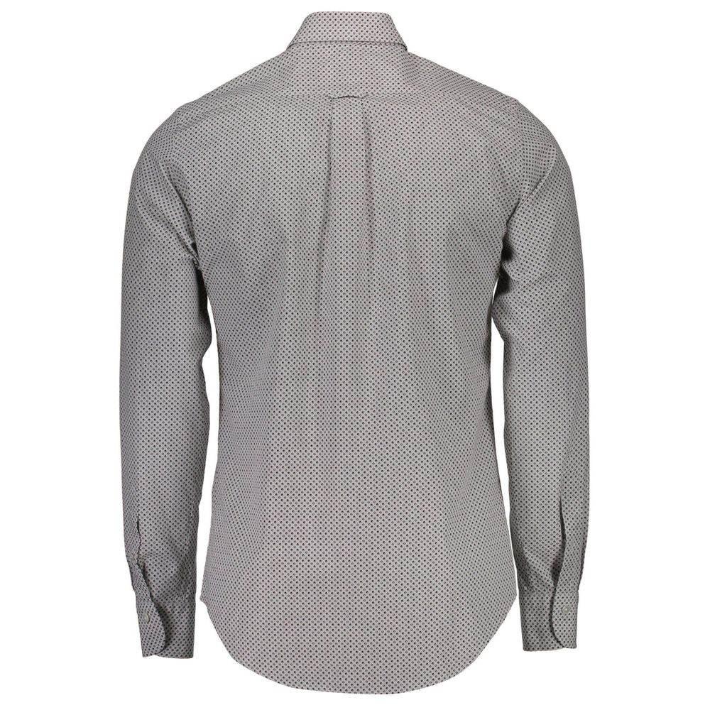 Gant White Cotton Men Shirt - Hilstor