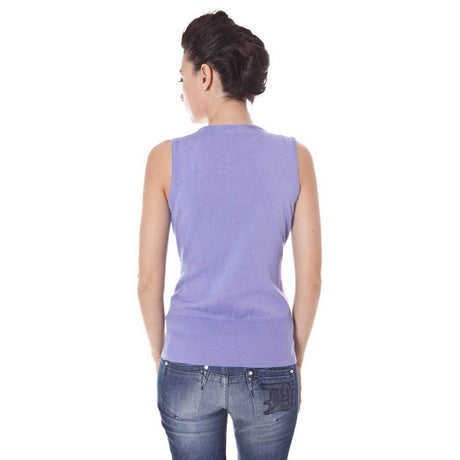 Datch Purple Cotton Sweater - Hilstor