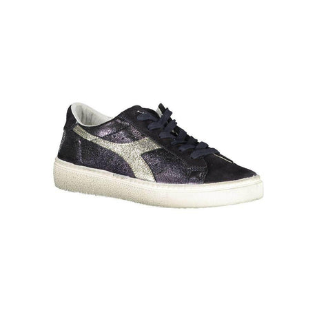 Diadora Black Leather Women Sneaker - Hilstor