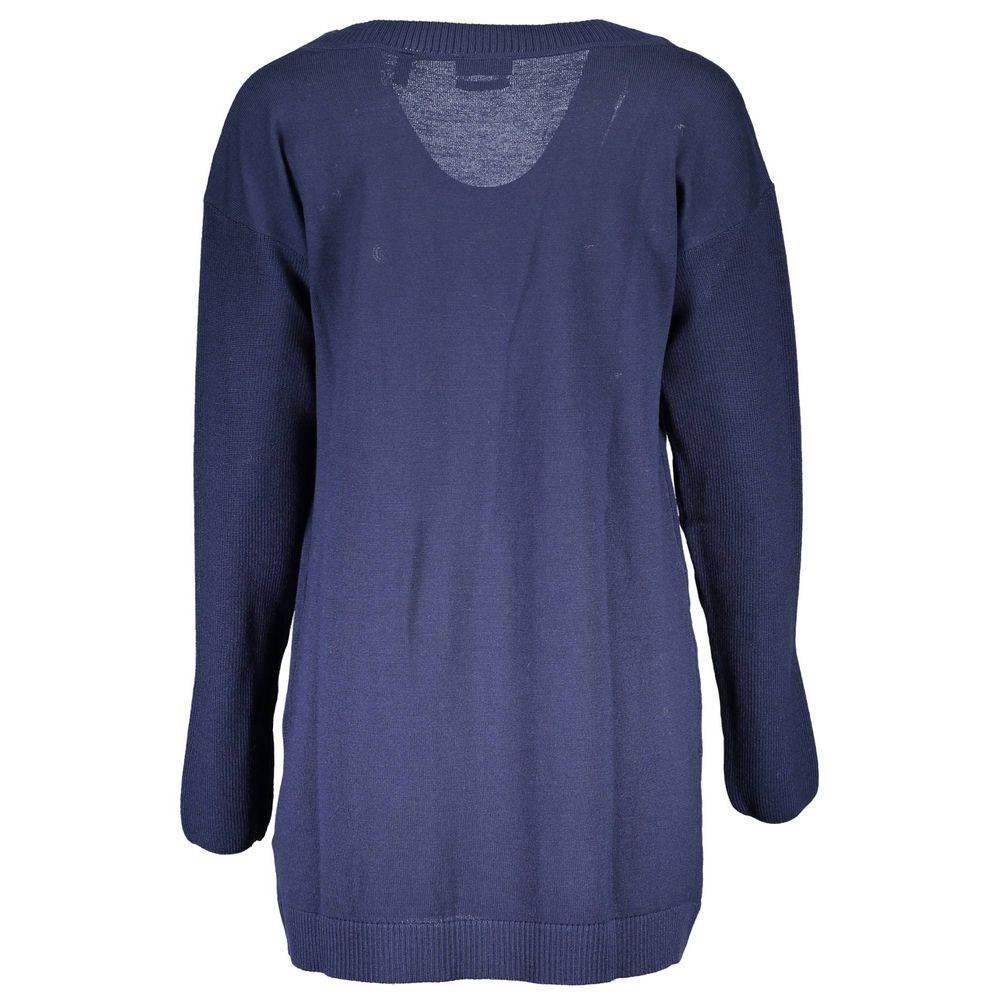 Gant Blue Wool Women Cardigan - Hilstor