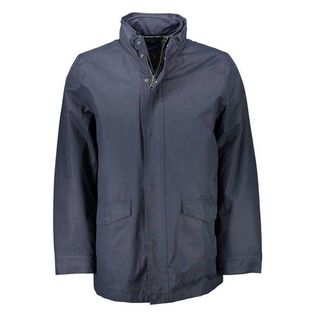Gant Blue Polyester Men Jacket - Hilstor
