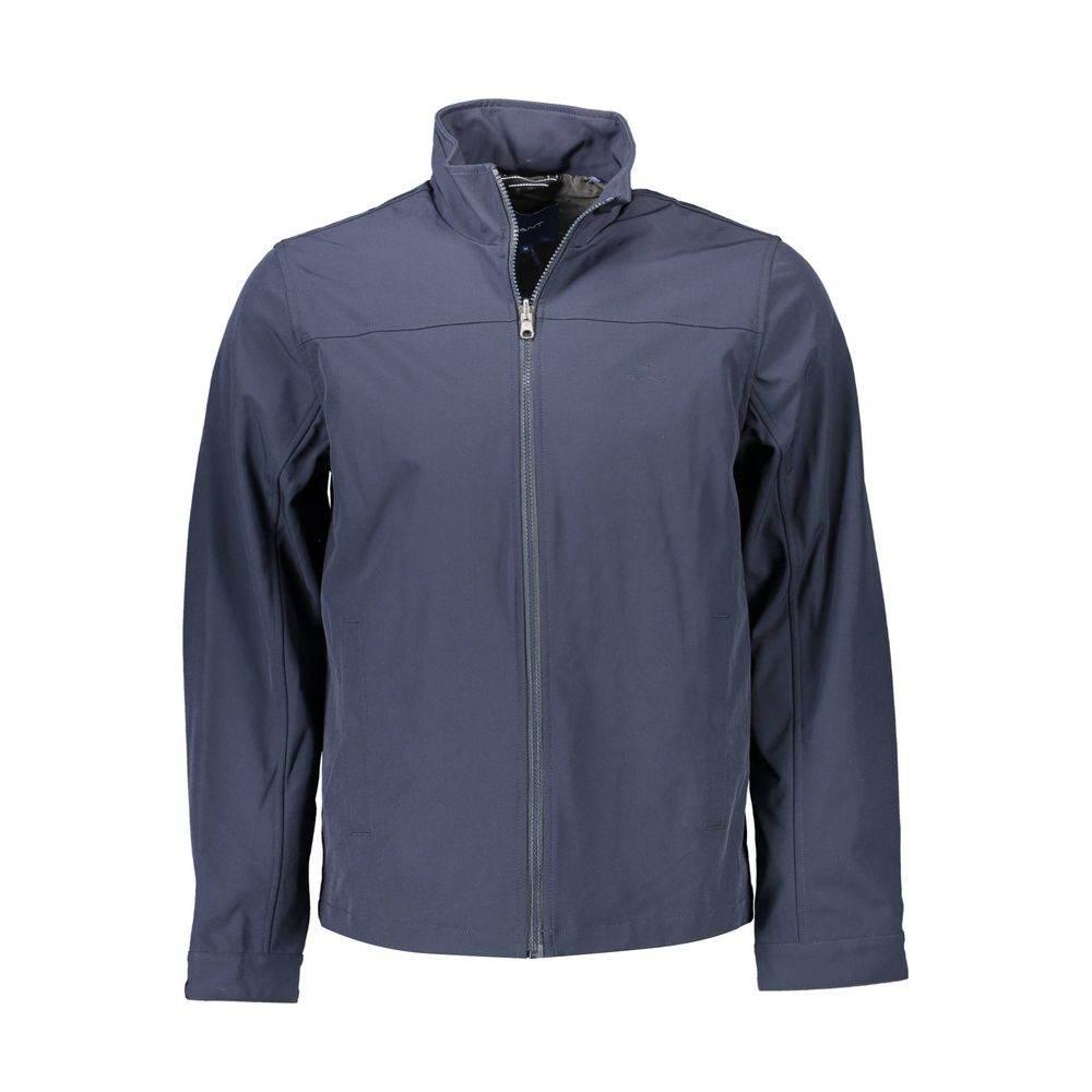 Gant Blue Polyester Men Jacket - Hilstor