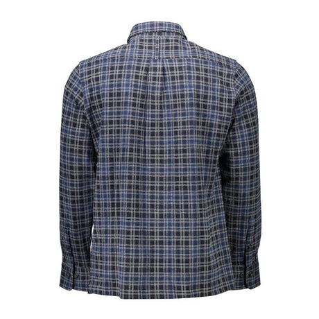Gant Blue Cotton Men Shirt - Hilstor