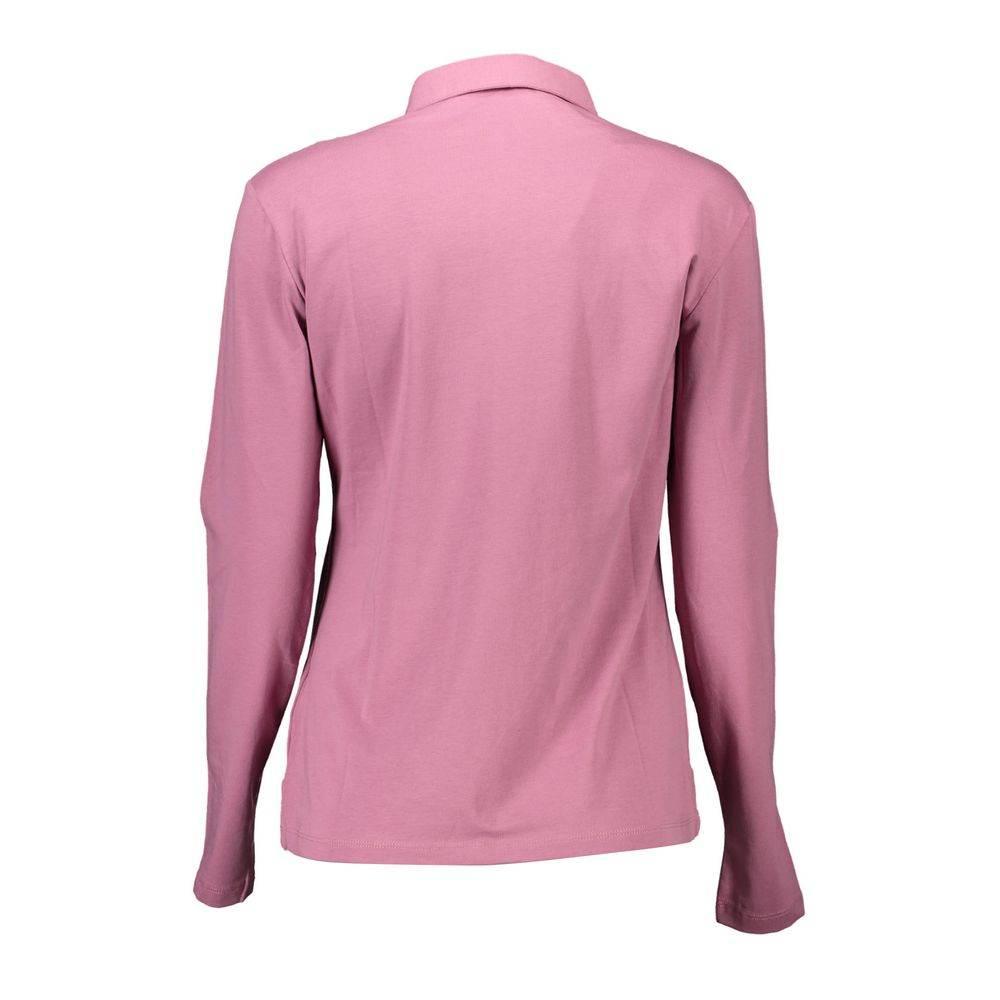 U.S. POLO ASSN. Pink Cotton Women Polo Shirt - Hilstor