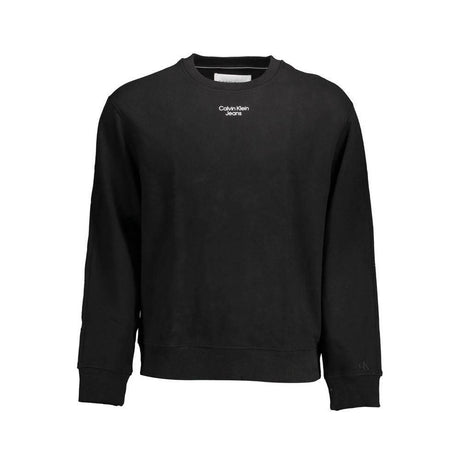 Calvin Klein Black Cotton Men Sweater - Hilstor