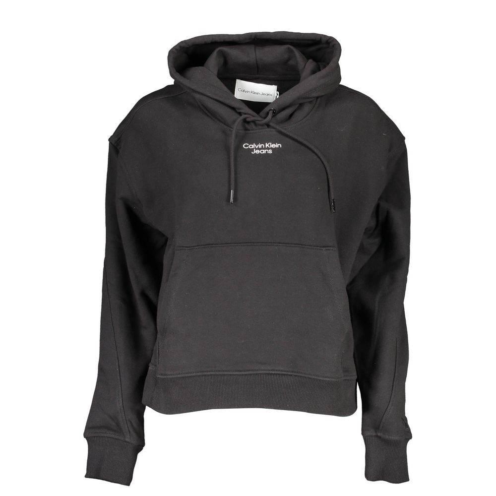 Calvin Klein Black Cotton Women Sweater - Hilstor