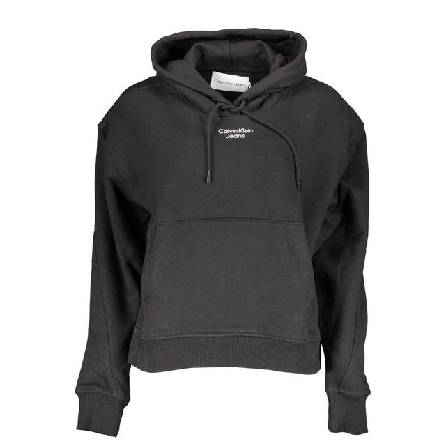 Calvin Klein Black Cotton Women Sweater - Hilstor