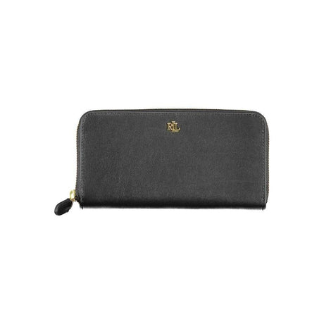 Ralph Lauren Black Leather Wallet - Hilstor