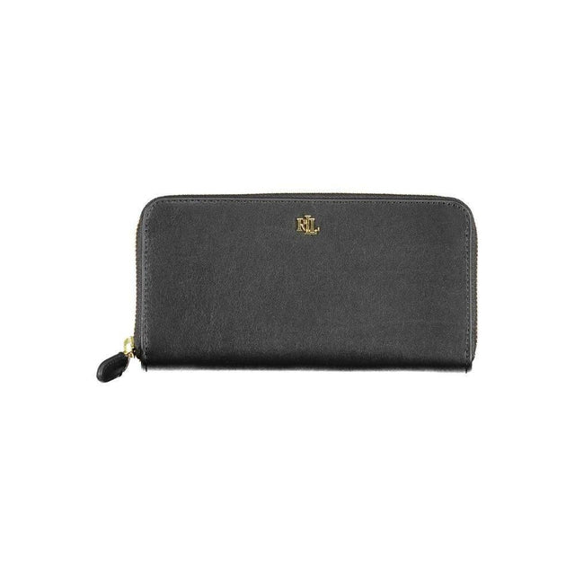 Ralph Lauren Black Leather Wallet - Hilstor