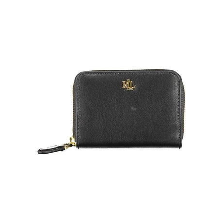 Ralph Lauren Black Leather Wallet - Hilstor