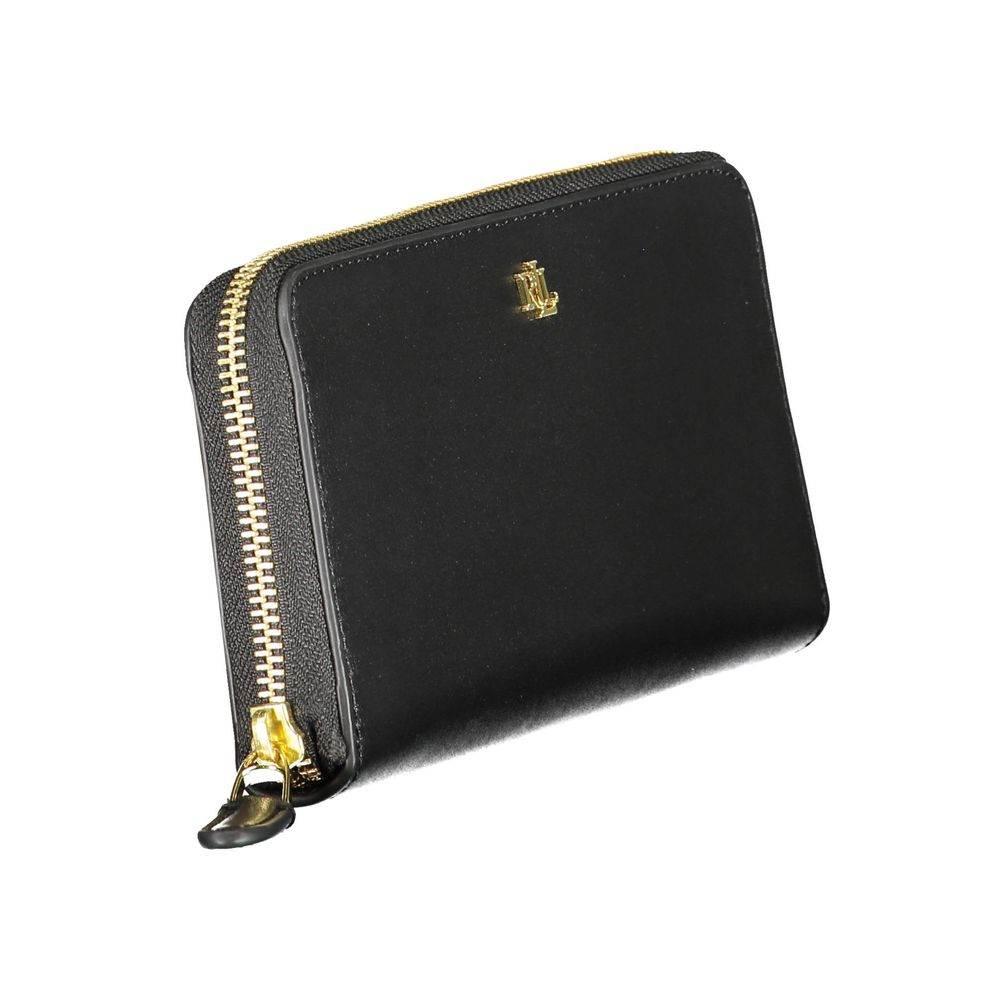 Ralph Lauren Black Leather Wallet - Hilstor