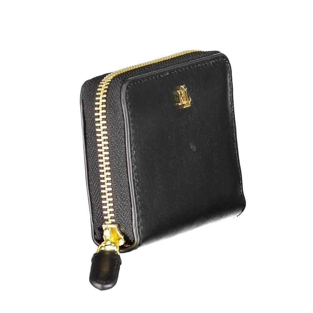 Ralph Lauren Black Leather Wallet - Hilstor