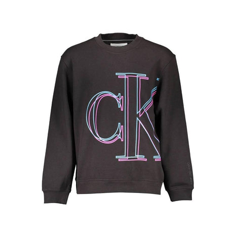 Calvin Klein Black Cotton Men Sweater - Hilstor