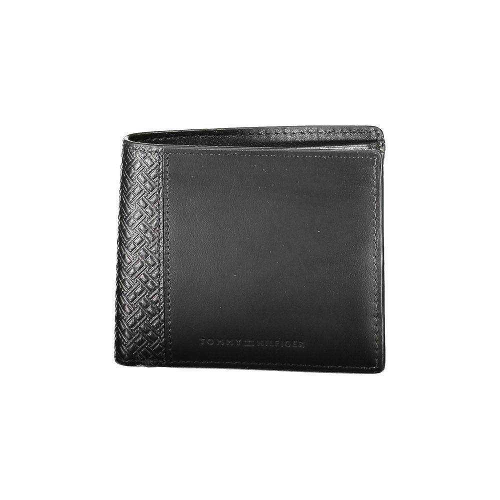 Tommy Hilfiger Black Leather Men Wallet - Hilstor