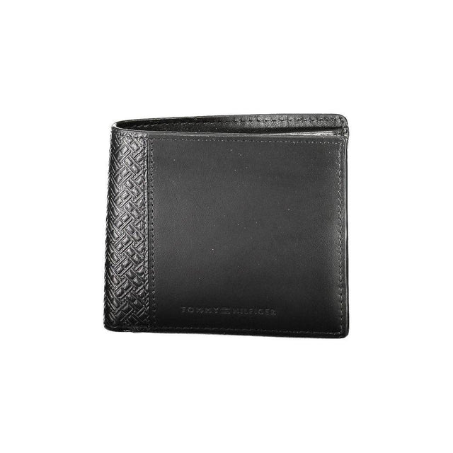 Tommy Hilfiger Black Leather Men Wallet - Hilstor