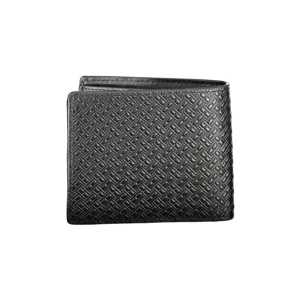 Tommy Hilfiger Black Leather Men Wallet - Hilstor