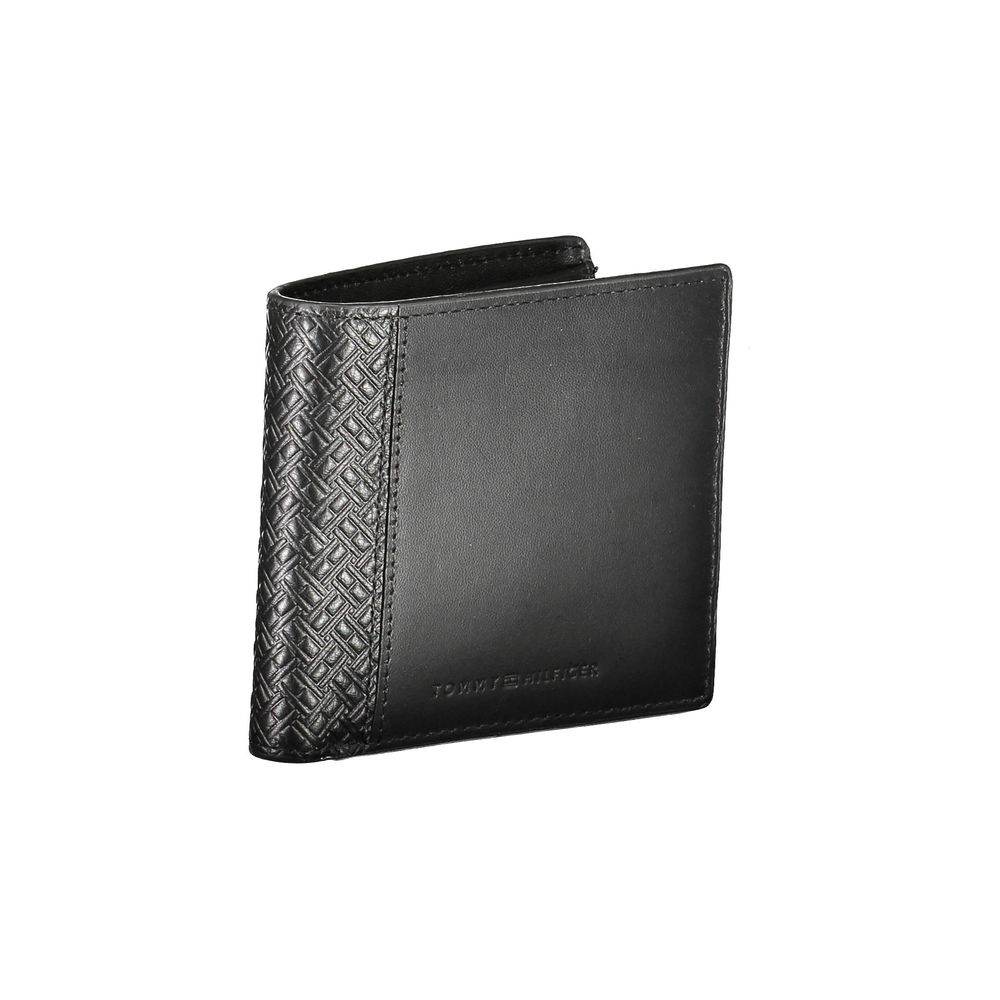 Tommy Hilfiger Black Leather Men Wallet - Hilstor