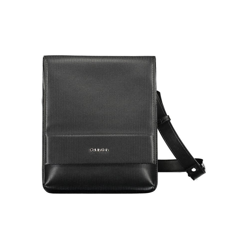 Calvin Klein Black Polyester Men Shoulder Bag - Hilstor