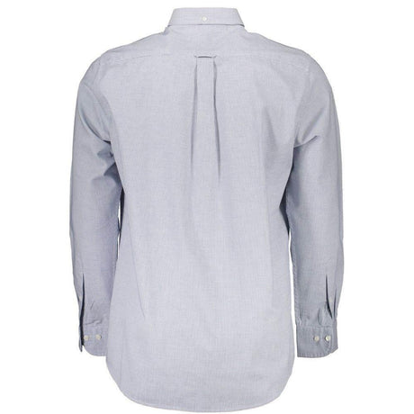 Gant Blue Cotton Men Shirt - Hilstor