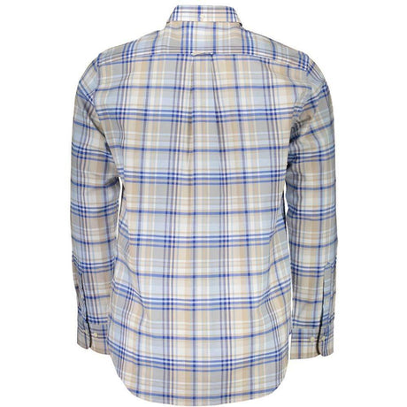 Gant Light Blue Cotton Men Shirt - Hilstor