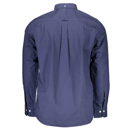 Gant Blue Cotton Men Shirt - Hilstor