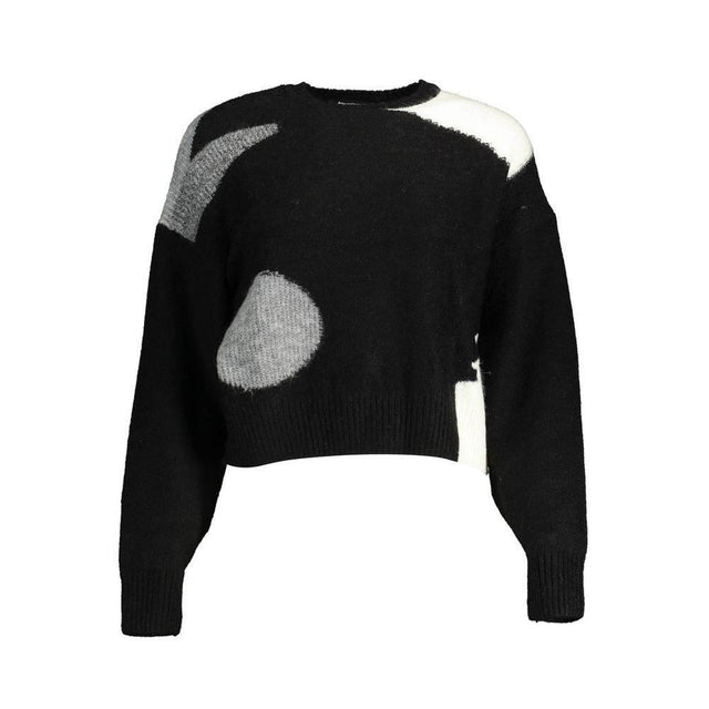 Desigual Black Acrylic Women Sweater - Hilstor