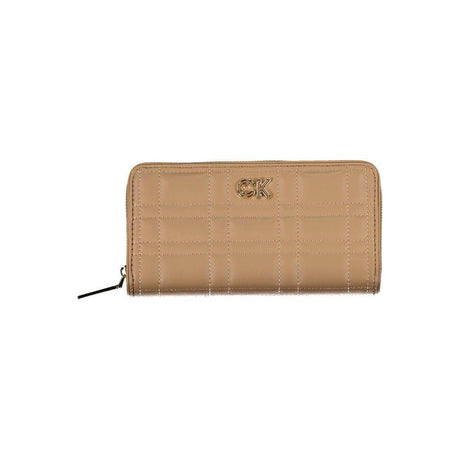 Calvin Klein Beige Polyester Women Wallet - Hilstor