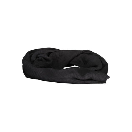 North Sails Black Cotton Men Scarf - Hilstor