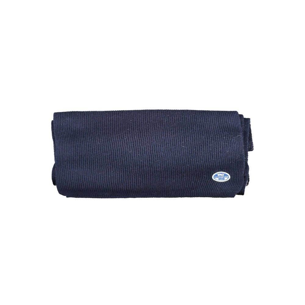 North Sails Blue Cotton Men Scarf - Hilstor
