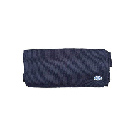 North Sails Blue Cotton Men Scarf - Hilstor
