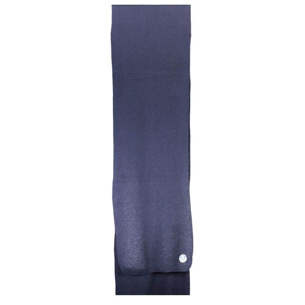 North Sails Blue Cotton Men Scarf - Hilstor
