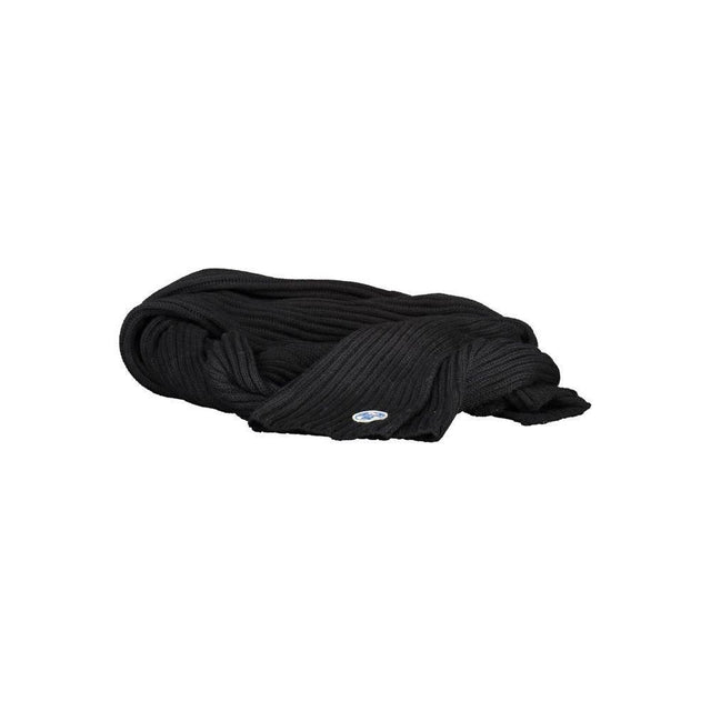 North Sails Black Cotton Men Scarf - Hilstor