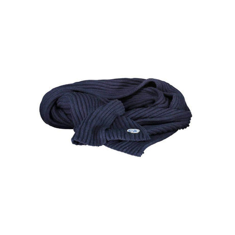 North Sails Blue Cotton Men Scarf - Hilstor