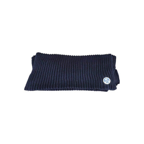North Sails Blue Cotton Men Scarf - Hilstor