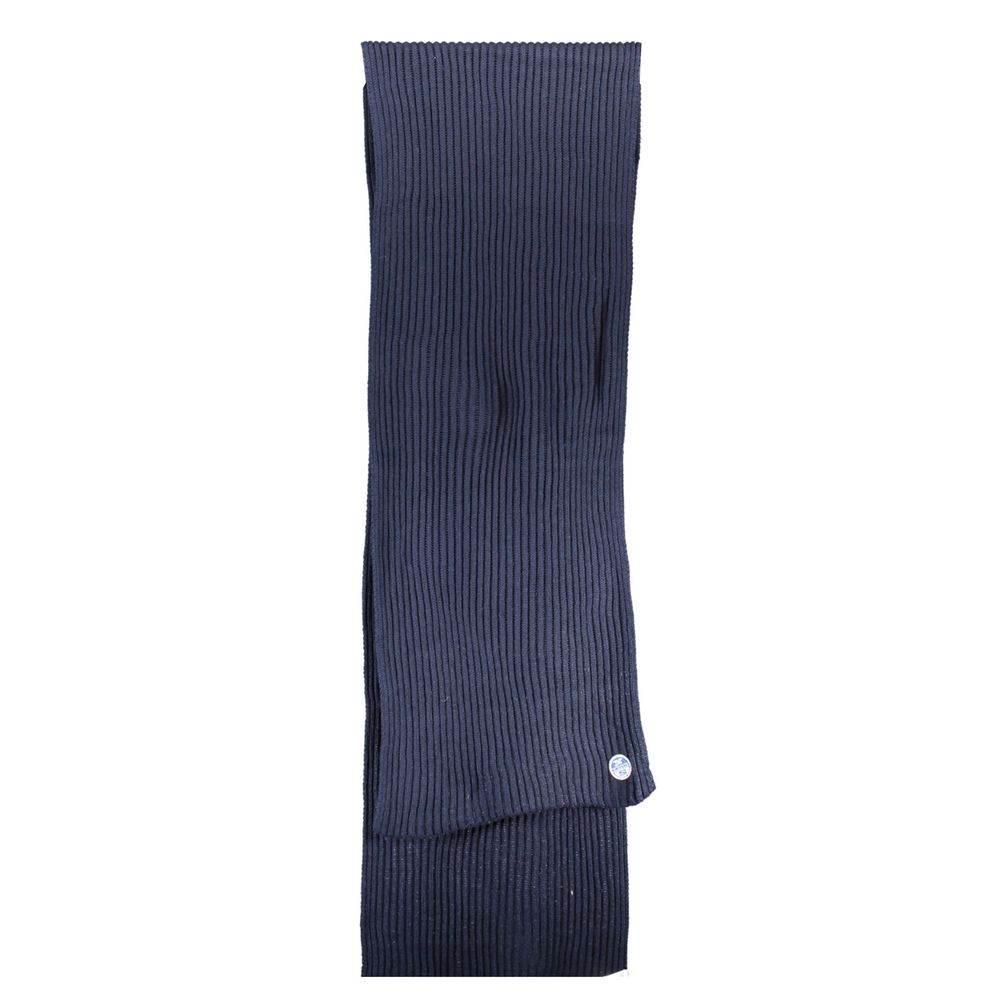 North Sails Blue Cotton Men Scarf - Hilstor