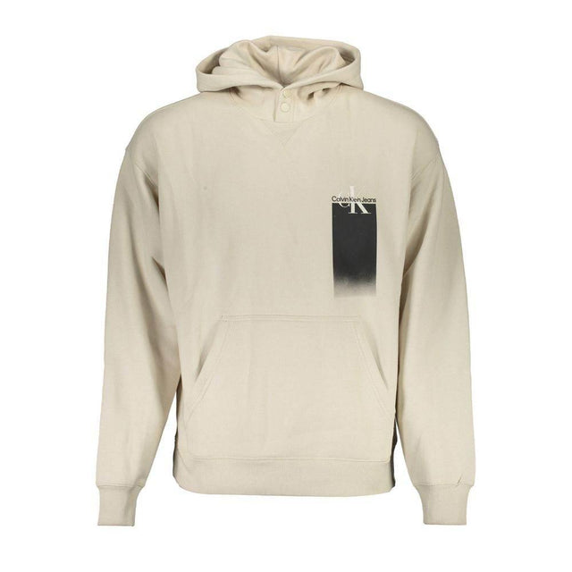 Calvin Klein Beige Cotton Men Sweater - Hilstor