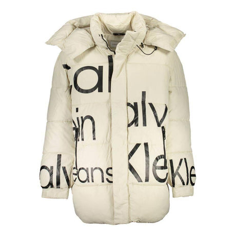 Calvin Klein Beige Polyester Men Jacket - Hilstor