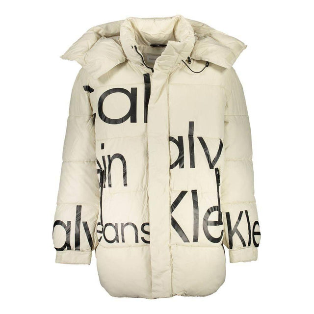 Calvin Klein Beige Polyester Men Jacket - Hilstor