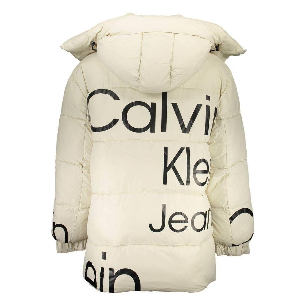 Calvin Klein Beige Polyester Men Jacket - Hilstor
