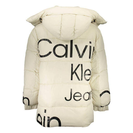 Calvin Klein Beige Polyester Men Jacket - Hilstor