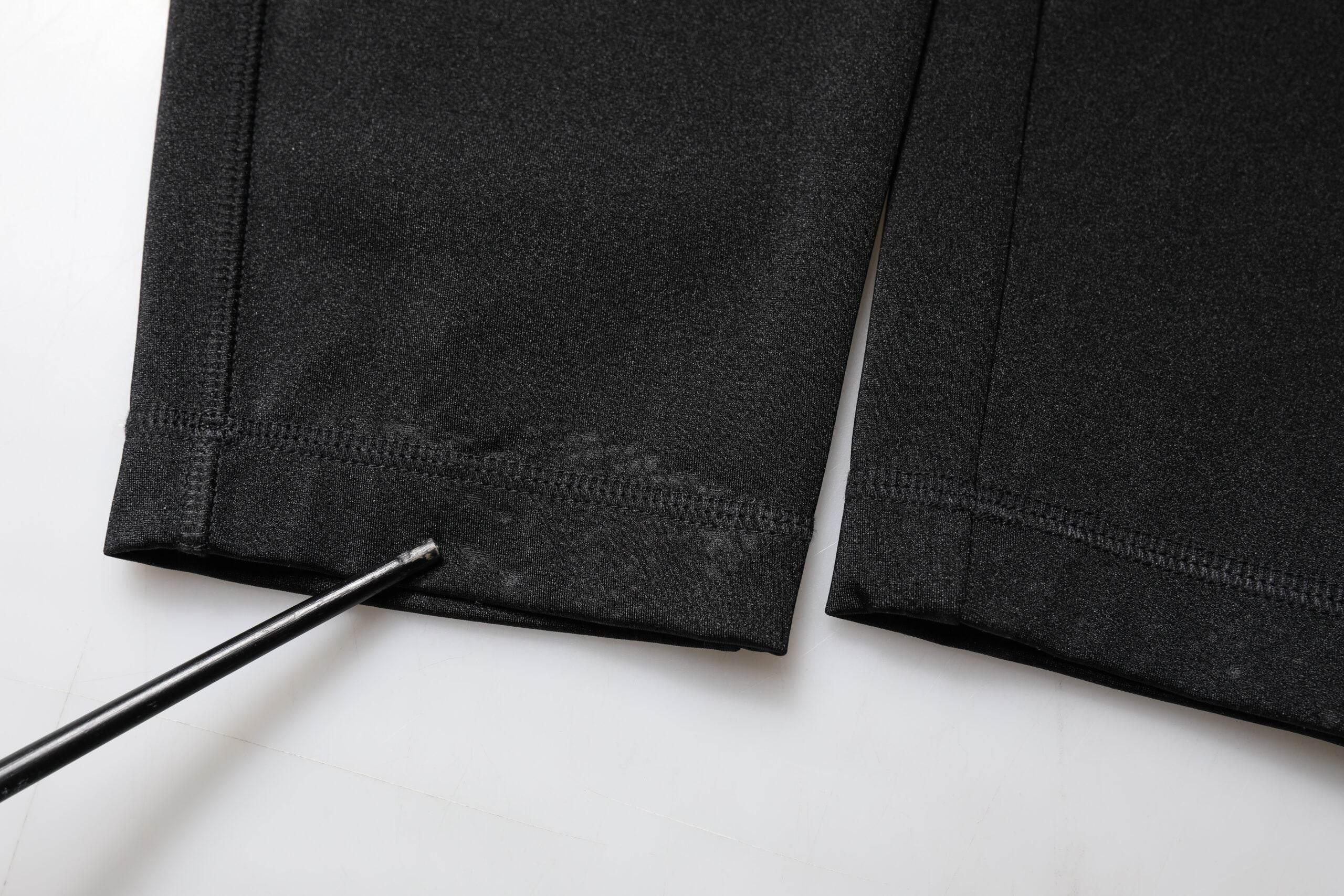 Dolce & Gabbana Black Nylon High Waist Slim Fit Pants - Hilstor