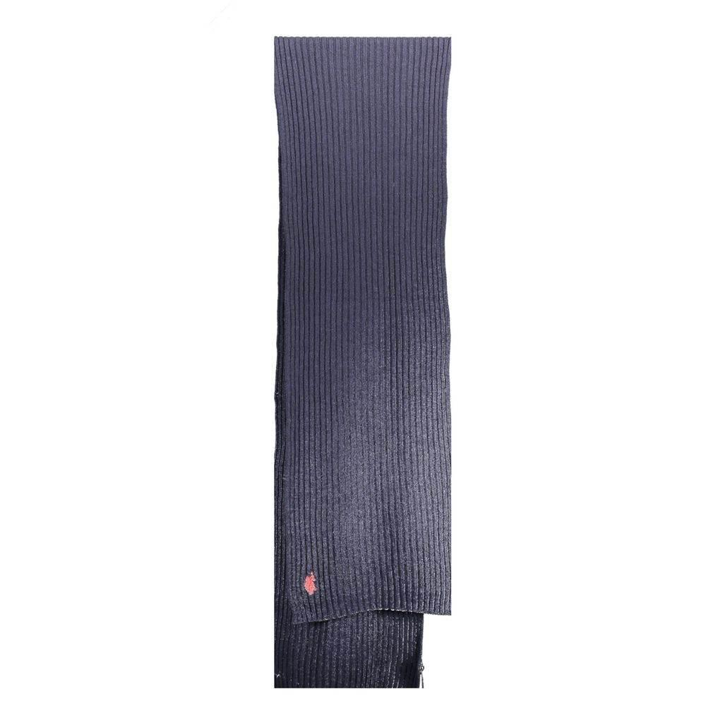 U.S. POLO ASSN. Blue Wool Men Scarf - Hilstor