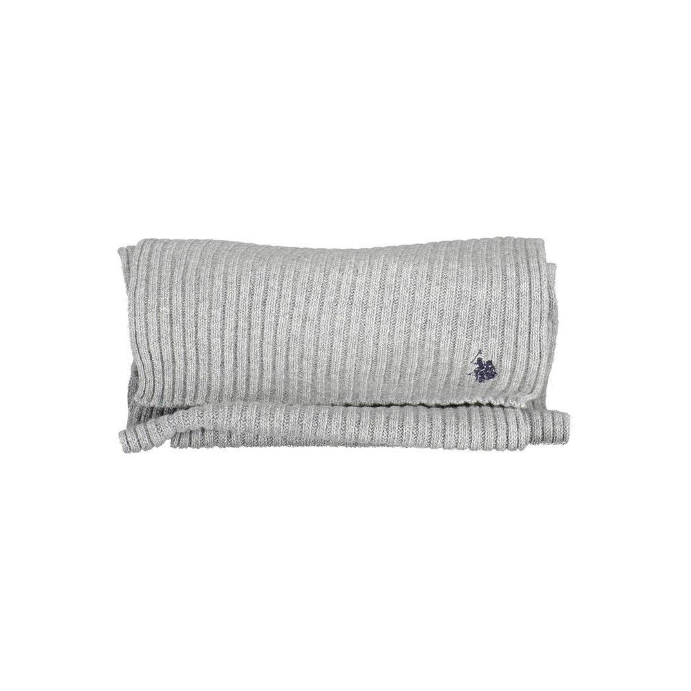 U.S. POLO ASSN. Gray Wool Men Scarf - Hilstor