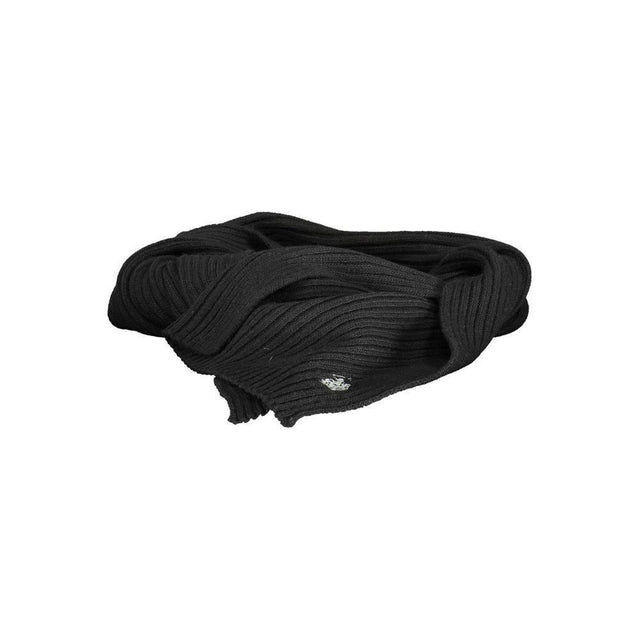 U.S. POLO ASSN. Black Wool Men Scarf - Hilstor
