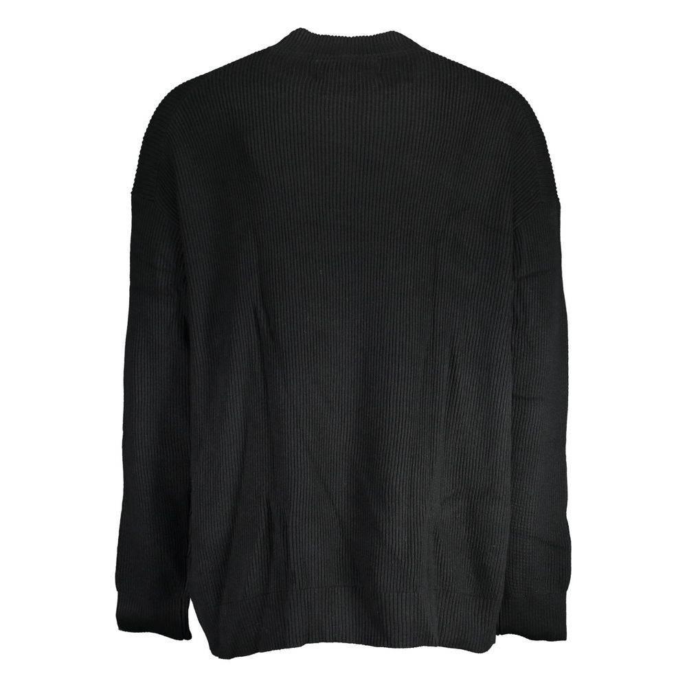Calvin Klein Black Cotton Men Sweater - Hilstor