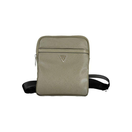 Guess Jeans Green Polyamide Men Shoulder Bag - Hilstor
